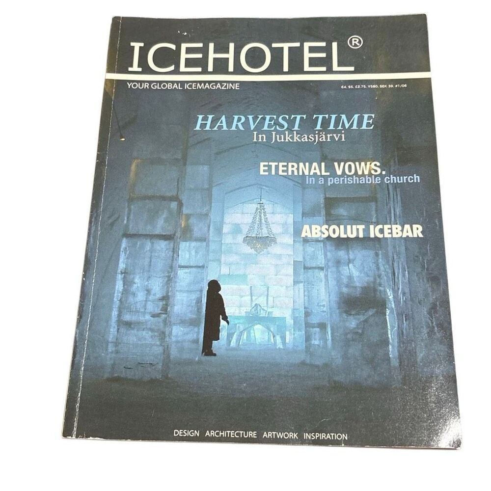 IceHotel Absolute Icebar Y2K Magazine Sweden Ephemera